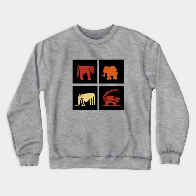 African art patterns Crewneck Sweatshirt by omitay